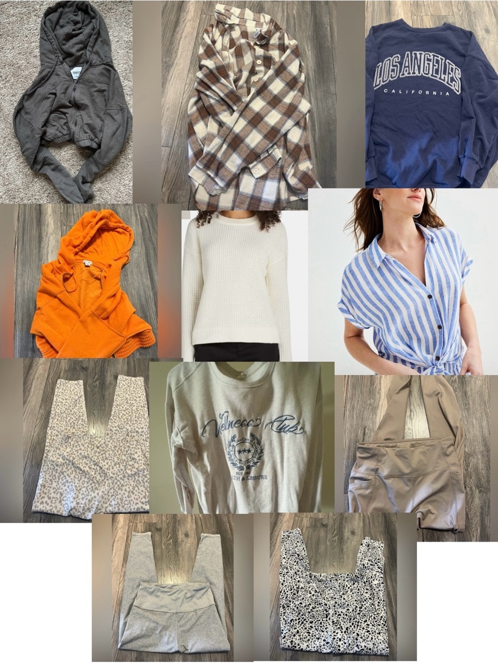 Bundle of 11 fall clothing pieces